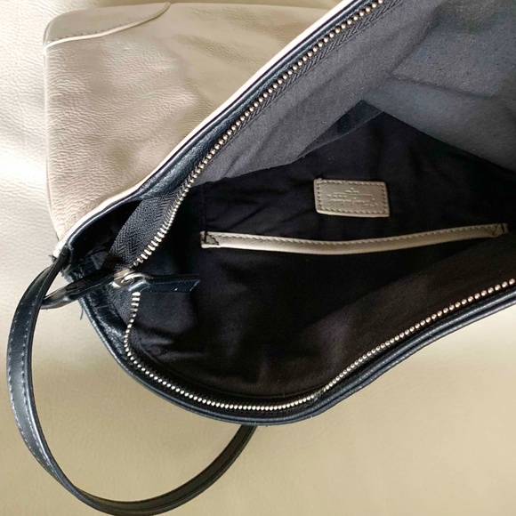 ZARA - black/white shoulder clutch bag - Picture 5 of 6